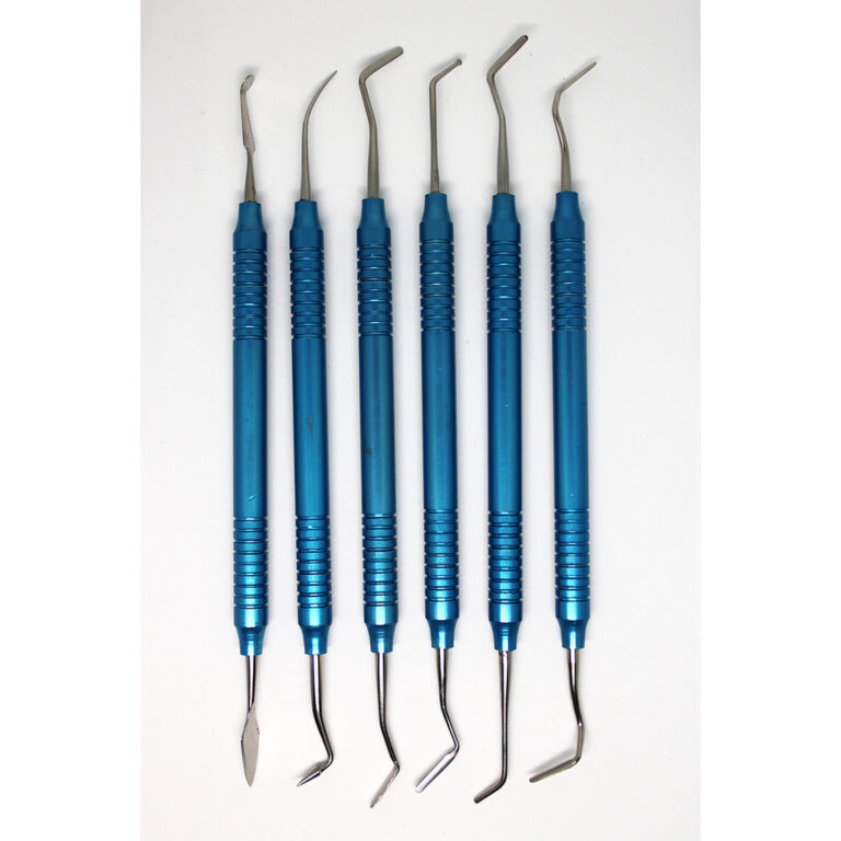Kit Espátulas Para Resina Almore Azul