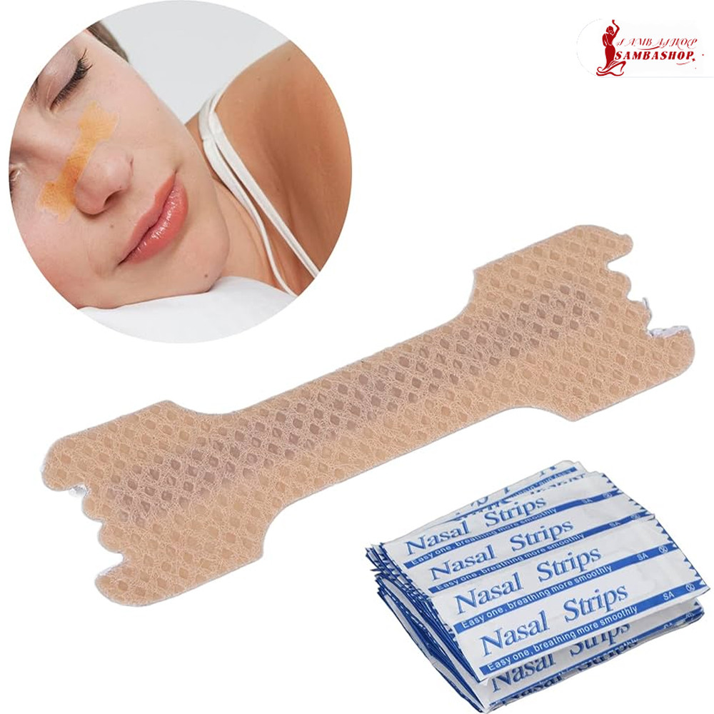 Dilatador Nasal Adesivo Antirônco – Tiras Nasais Kit com 10, 20, 30 ou 60 Unidades