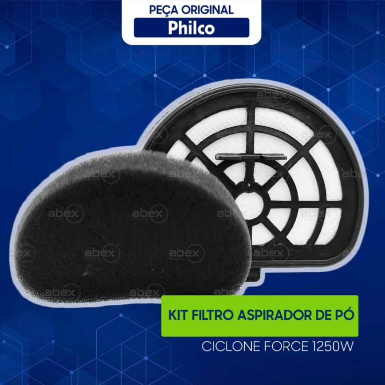 Kit Filtro Original Aspirador de Pó Philco Filtro