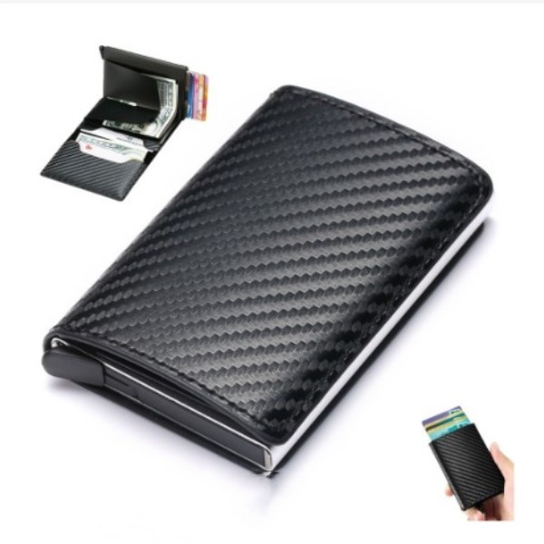 Carteira Masculina Ultra Fina Vertical Pequena Por