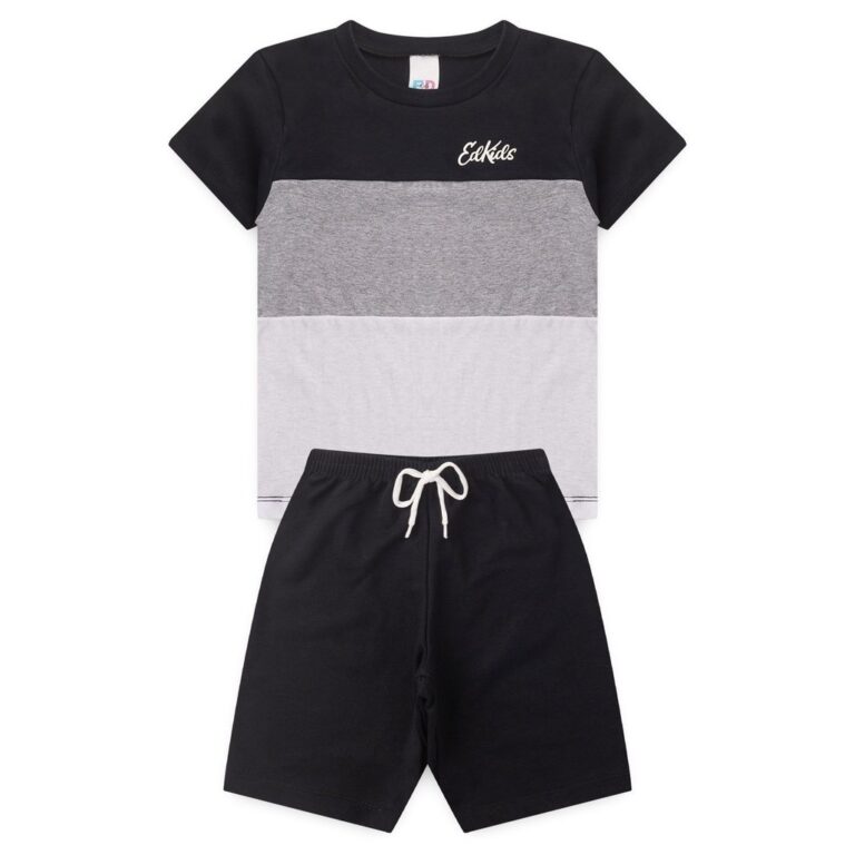 Conjunto Infantil Verão Masculino Menino 2 ao 14 