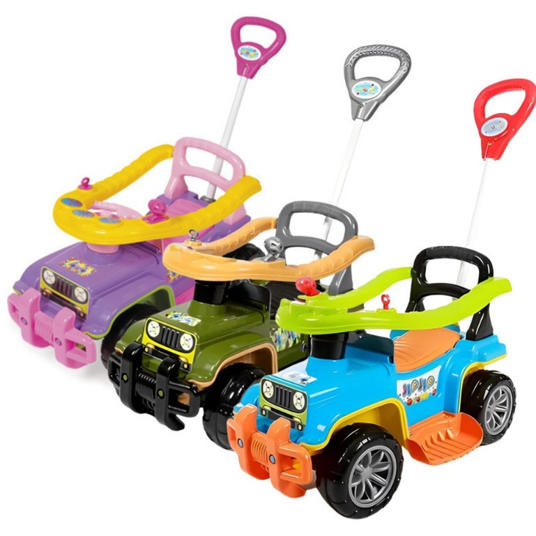 Carrinho passeio jip jip maral guidão direcional 