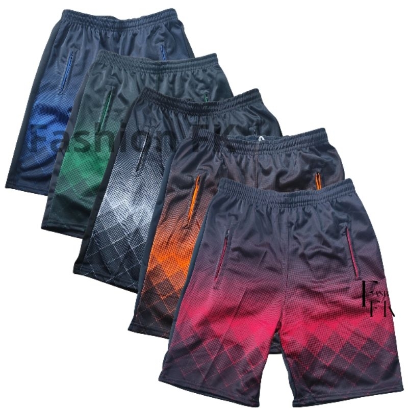 Kit 3 Bermudas Infantil Masculina Short Chimpa Flanelada Secagem Rápida Dry Fit