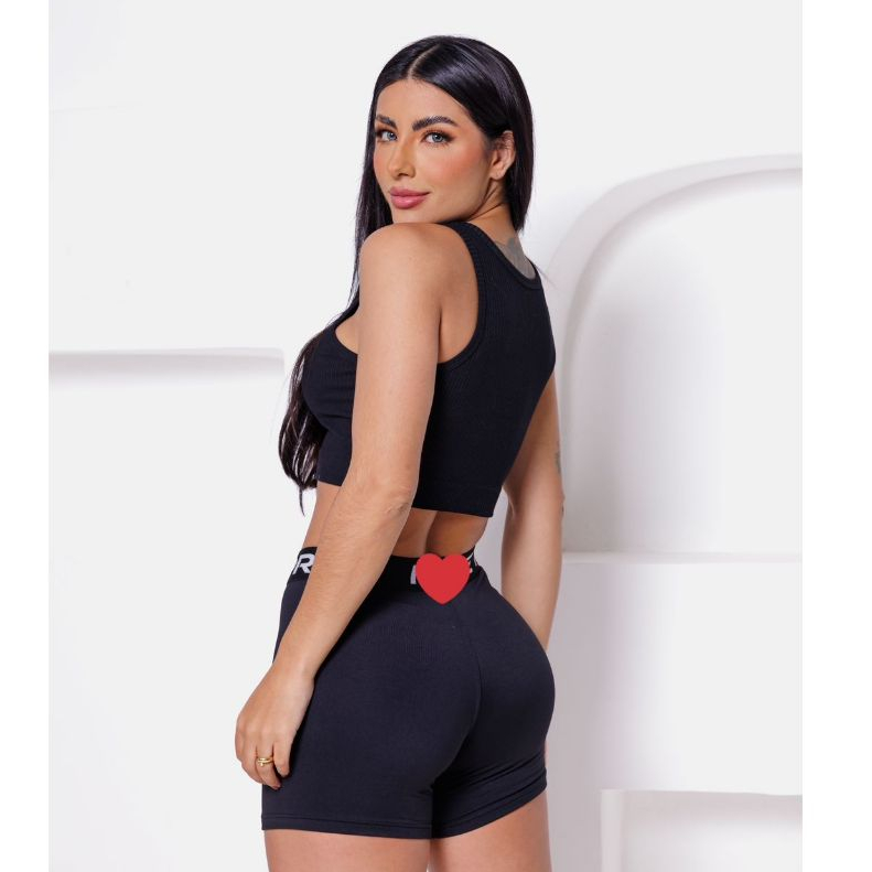 shorts Feminino academia shorts curto zero transparência Fitness