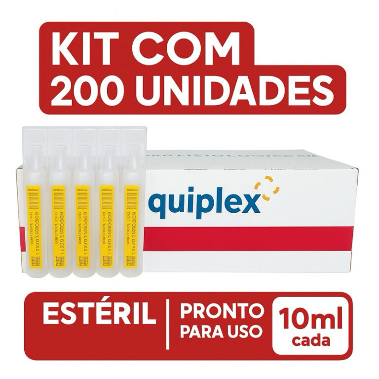 Soro Fisiológico 10ml Equiplex Estéril  Kit 200 