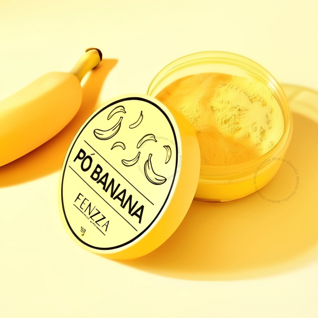 Pó Banana Facial Translucido Solto Finalizador Fixador Fenzza Makeup