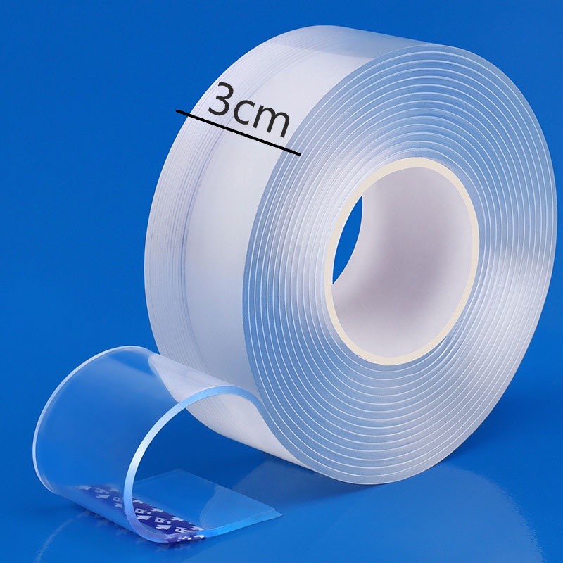 Fita Dupla 3M 5M Face Extra Forte Transparente NanoGel Silicone Mágica Adesiva Cola na Parede Móve