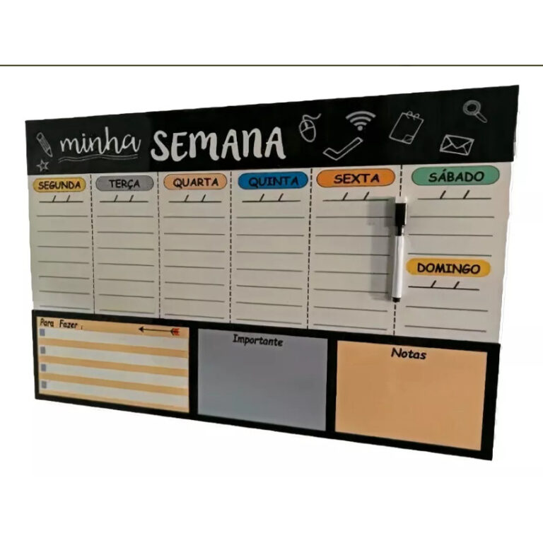 Planner Mensal para Planejamento Escolar 20×3