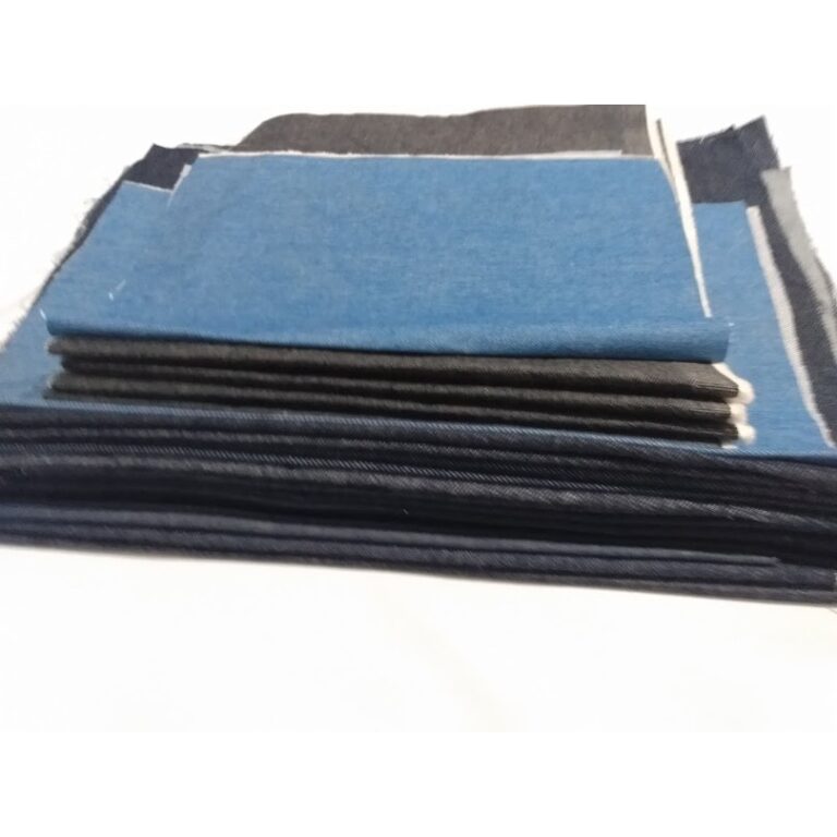 1 kg retalhos jeans pequenos com elastano e sem el