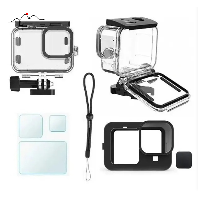 Kit P Gopro Hero 9 10 11 12 13 Black Case Estanque