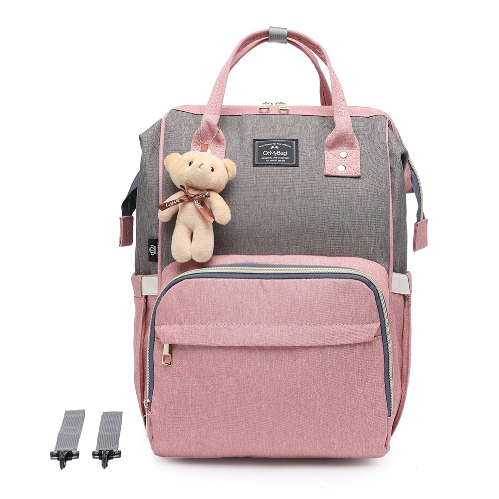 Bolsa Maternidade Oh My Bag Grande Resistente Material Reforçado Ursinho 17L