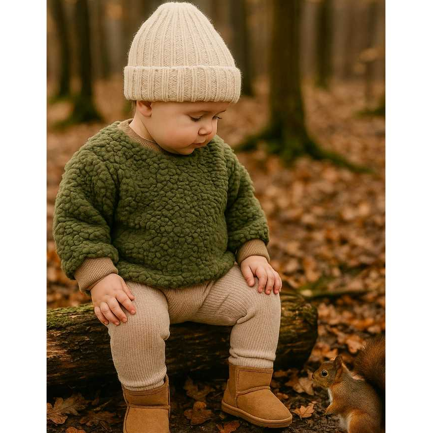 Blusa de frio bebê teddy moda kids