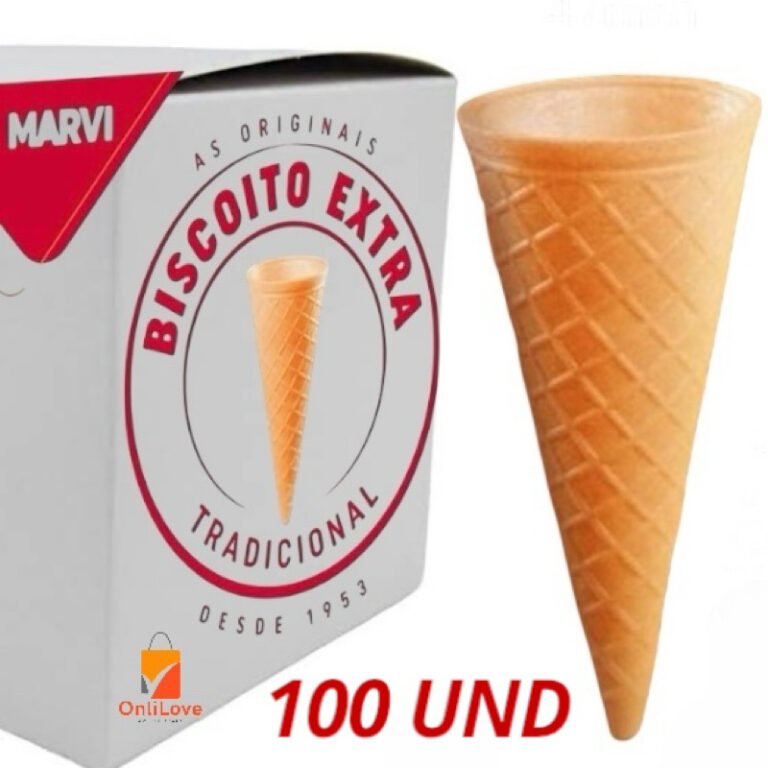 Casquinha Biscoito EXTRA Marvi Sorvete ou Cone C/ 