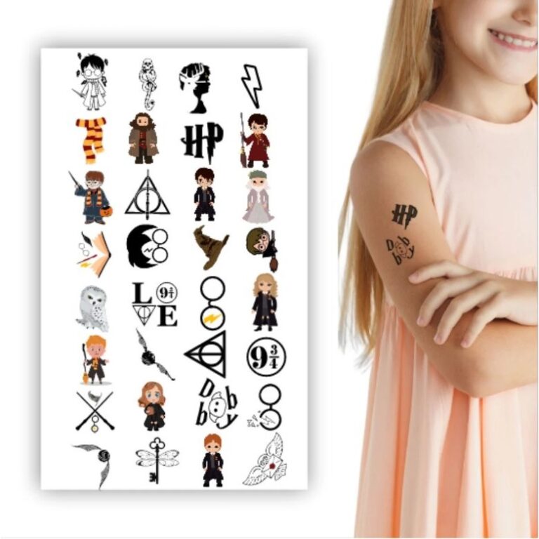 Tatuagens Temporárias 32 pçs – Bruxinhos