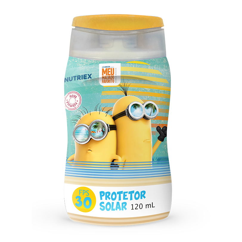 Protetor Solar Infantil FPS 30 Kids Minions 120ml Nutriex