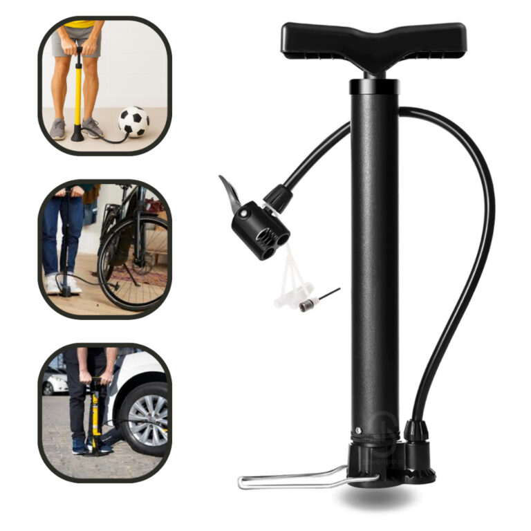 Bomba De Ar Encher Pneu Bicicleta Bola Moto Piscin