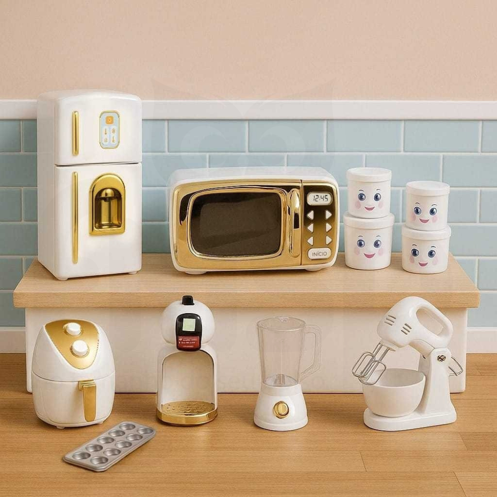 Kit Brinquedo Cozinha Infantil Minha Princesa