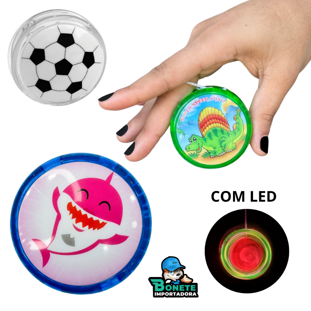 Yoyo com LED Brinquedo Brilhante p/ Aniversário Infantil