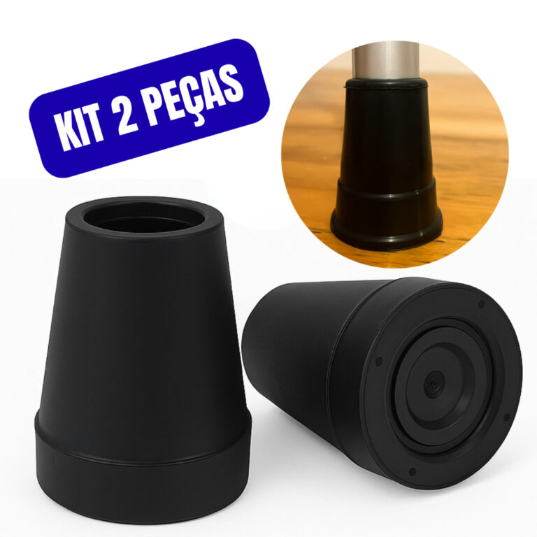 Kit 2 Ponteira Pé De Borracha 7/8 (2,2cm) Para Mu