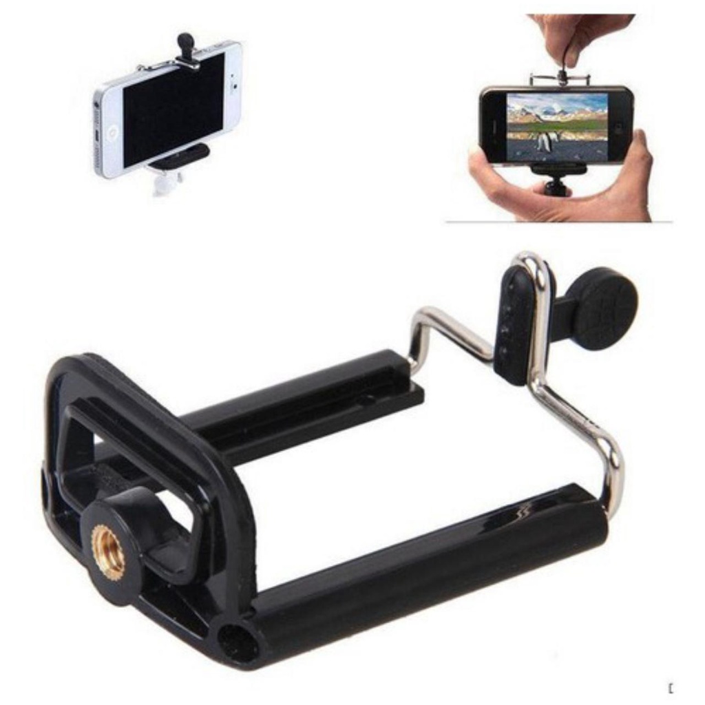 Adaptador de Selfie Modelo U Vara Tripé Telefone Suporte Clipe Suport