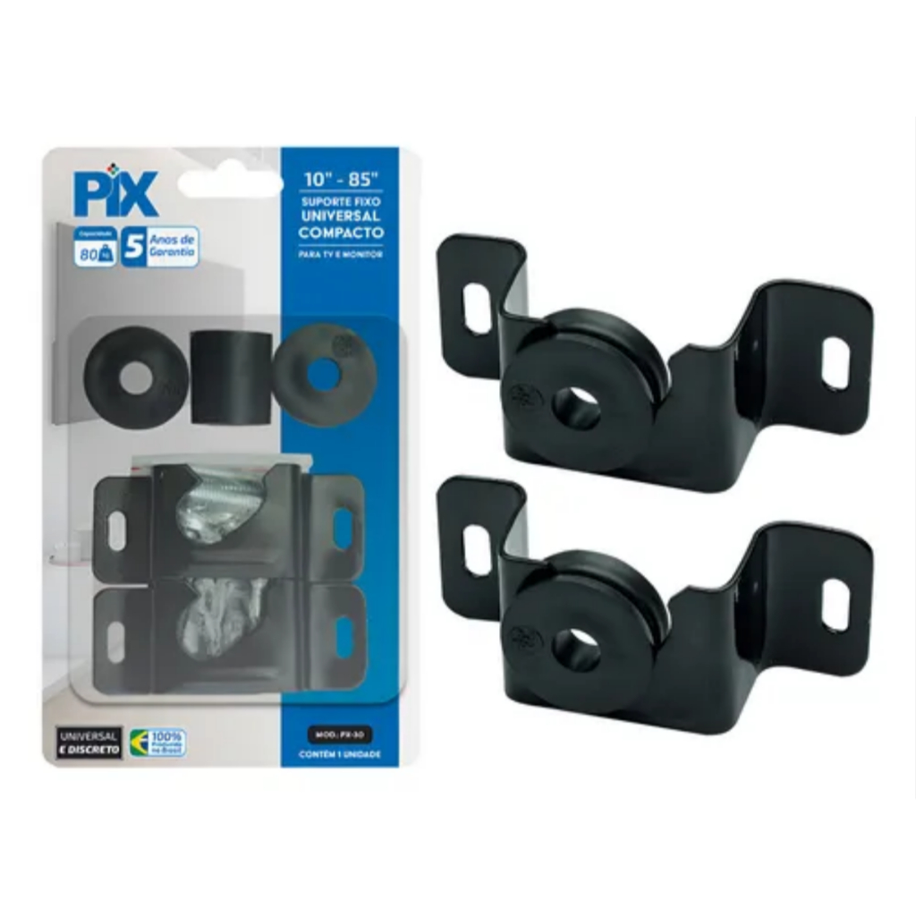 Suporte Universal Fixo Painel Para Tv 10 À 100 Pix