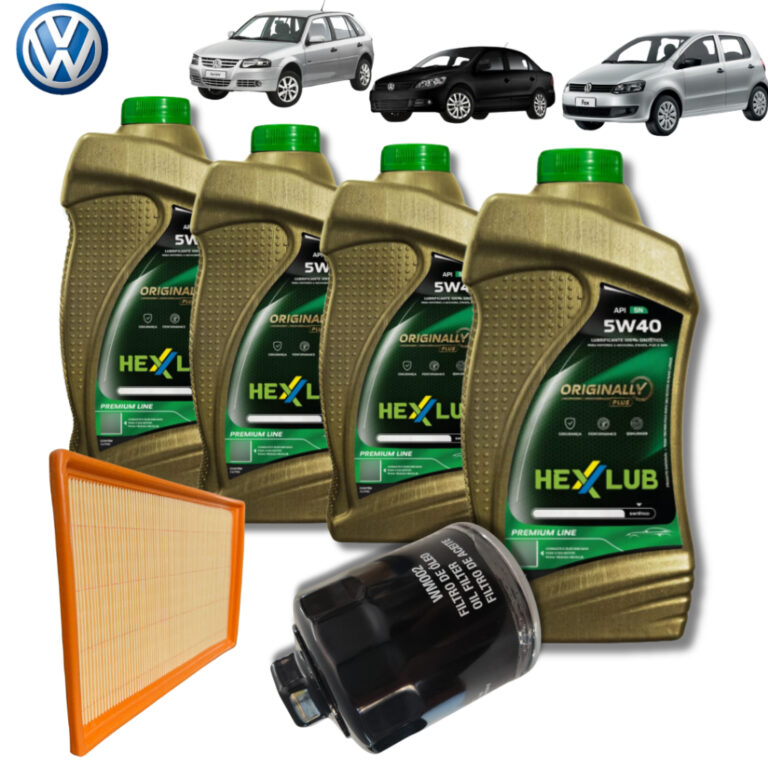KIT TROCA DE ÓLEO 5W40 + FILTROS VW