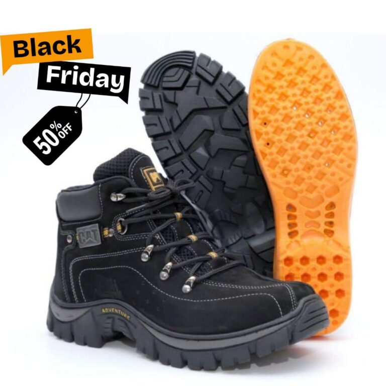 Bota Coturno Caterpillar Couro Legitimo  Promoçã