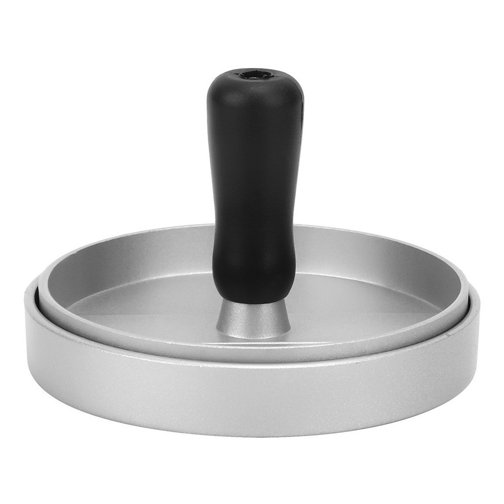 Forma Modelador De Fazer Hambúrguer Caseiro Prensa Em Alumínio Comida Carne Cozinha Casa