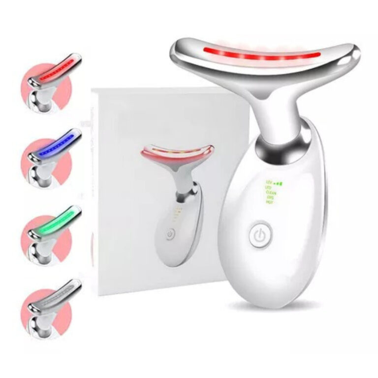 Massageador Facial Led Aparelho Tratamento Com Luz