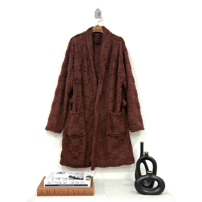 Roupão Aveludado Longo E Grosso Quente Macio Adul