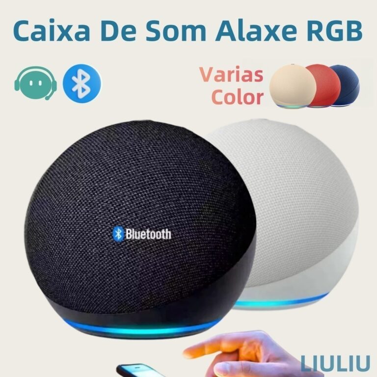 ORIGINAL-Caixa de Som Bluetooth 5W com LED Colorid