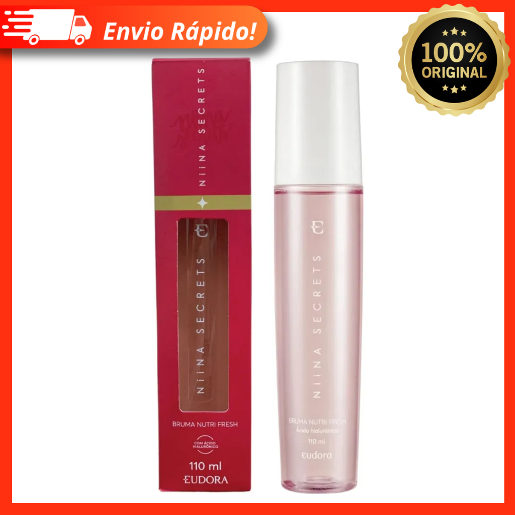 Bruma Facial Nutri Fresh Niina Secrets 100ml – Nutre a Pele e Efeito Cooling – Eudora