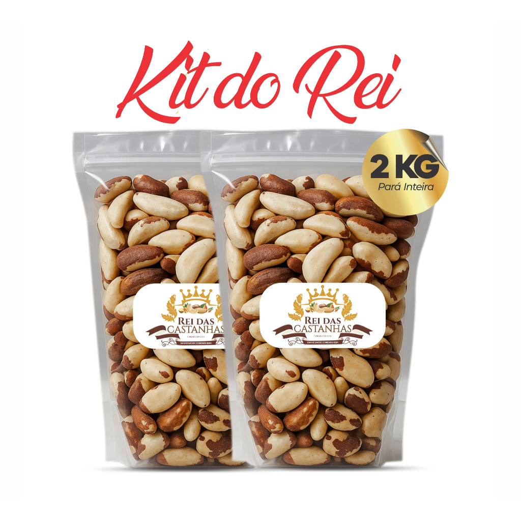 Castanha do Pará Inteira Premium – KIT DO REI 2KG SAFRA NOVA [COM ATM]