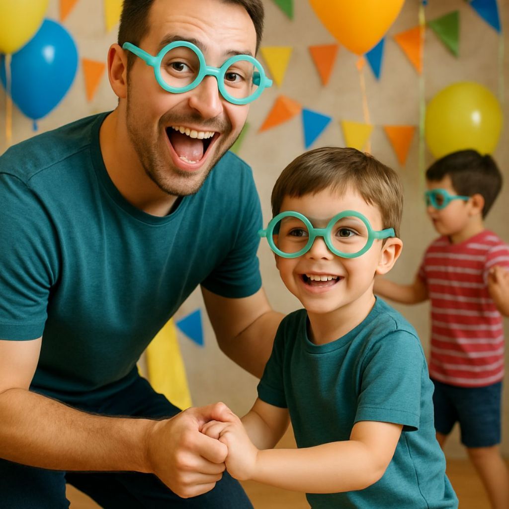 Kit 50 Óculos Neon Para Festas e Eventos Infantil Adulto Brilha no Escuro Redondo Aniversario