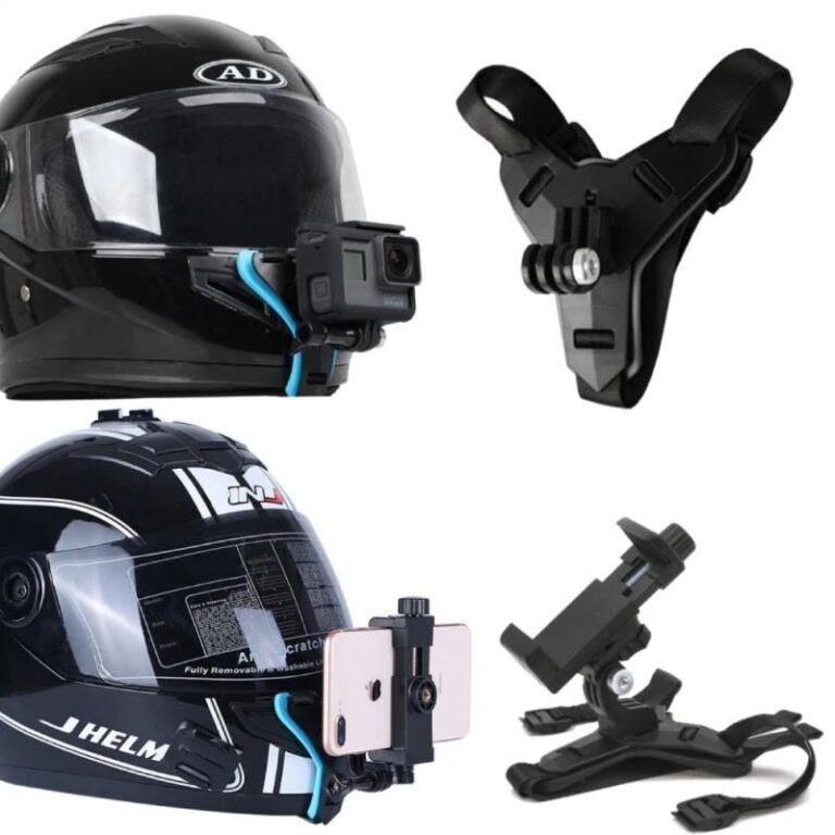 Suporte Para Capacete Acessórios Telefone Câmera
