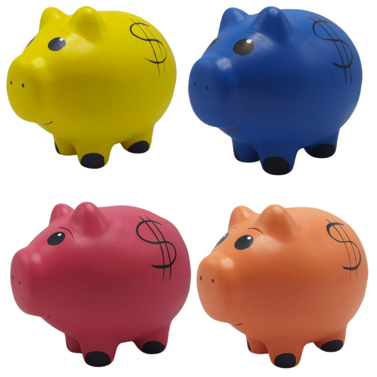 Cofre Porquinho Cofrinho De Porco Porta Moedas Em 