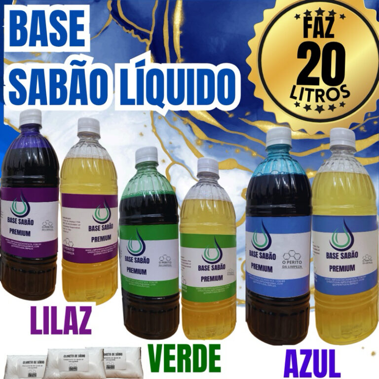 Base kit sabão líquido – Faz 20 litros de 