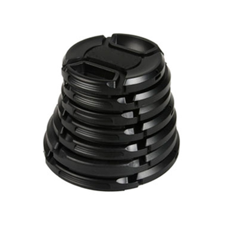 1pç 49 52 55 58 62 67 72 77 82 86mm pinch Snap-on Cap Capa Lente Da Câmera SLR