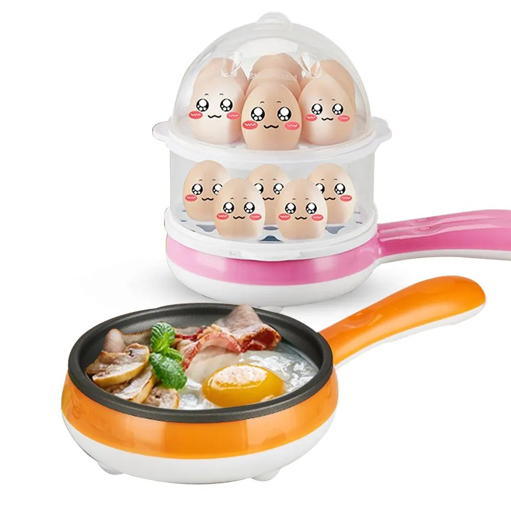 Fogão de Ovo Elétrico de Ovo para 14 Ovos Omeletes Mexidos Vapor Máquina de Cozinhar Ovo Cozido 110V