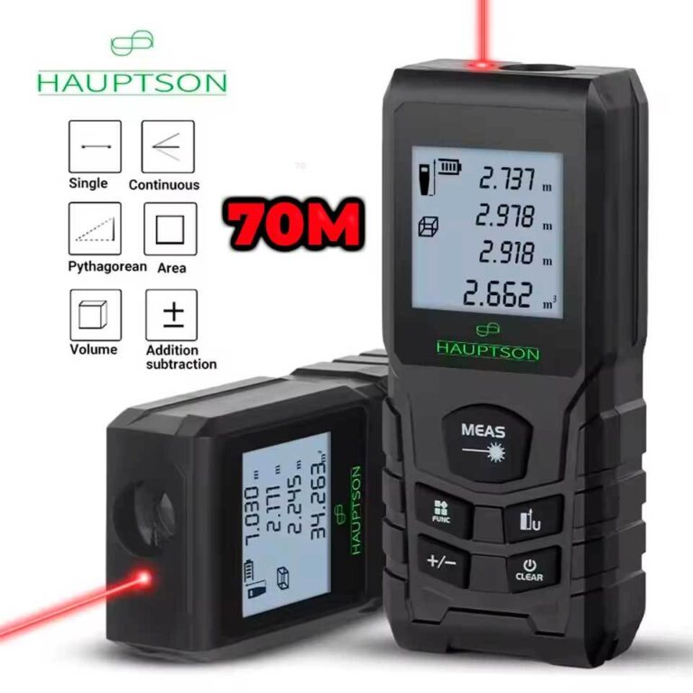 Trena Laser 70 metros Hauptson Digital De Alta Pre