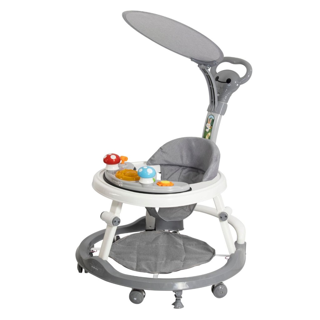 Andador Infantil Para Bebê Com Capota e Brinquedo Musical-Kababy