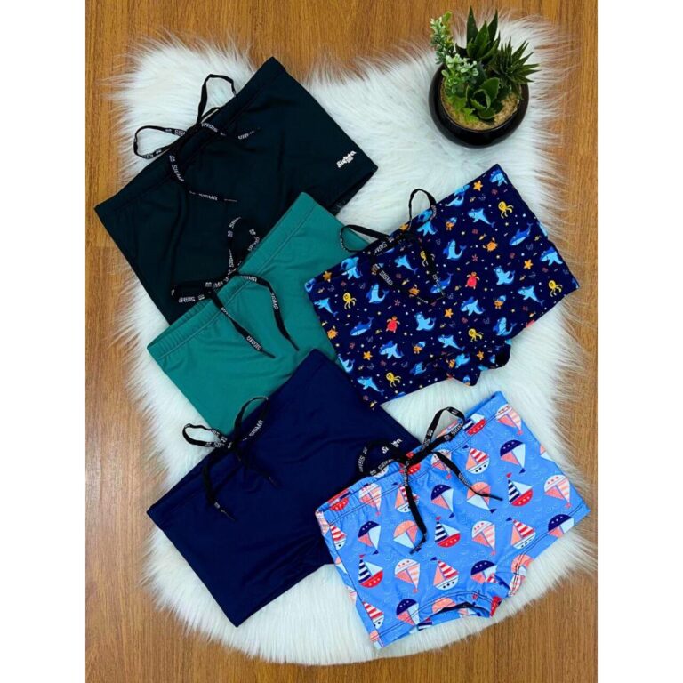 Sunga Boxer Infantil Juvenil Criança Proteção U