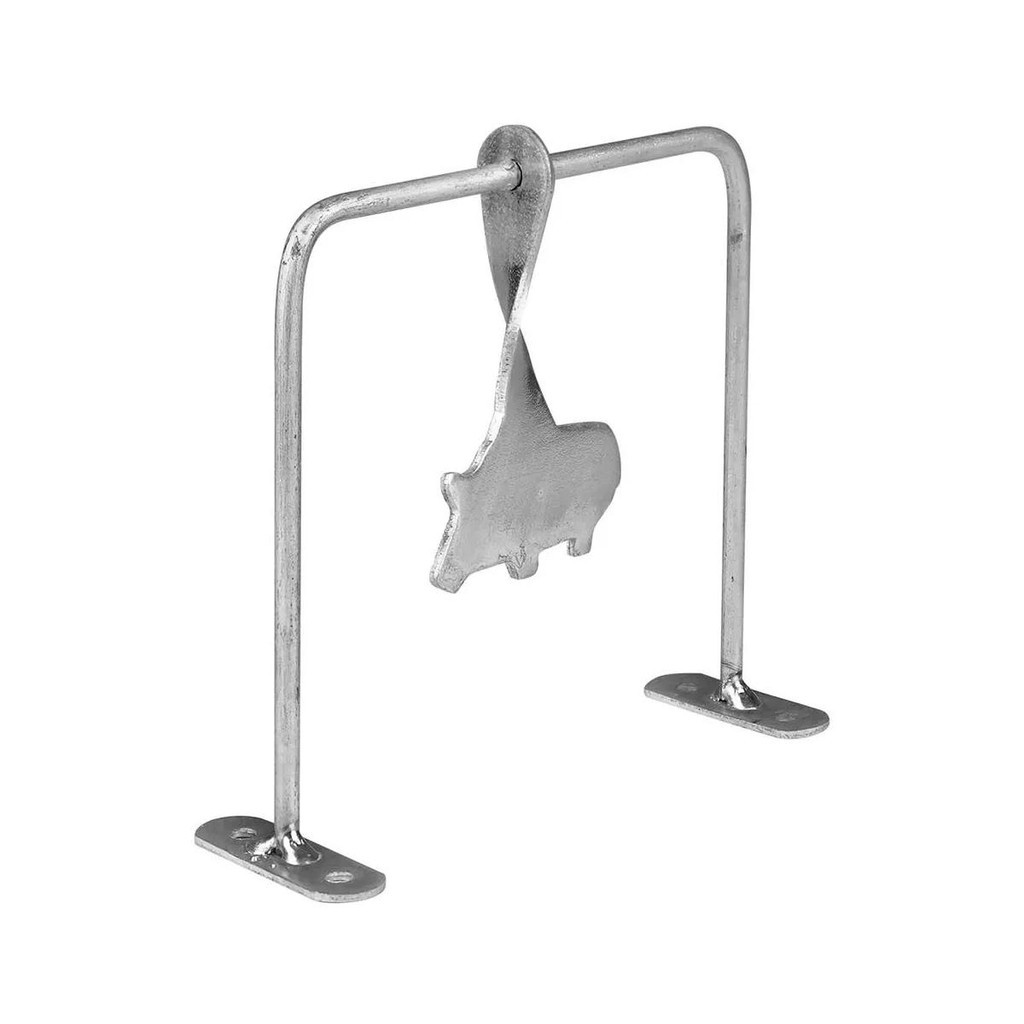 Alvo Metal Javali Pendulo Giratório Para Carabina de Pressão Pistola Co2 Airsoft Airgun Tiro Esporti