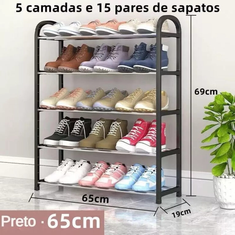 5 Andares 15 Pares Premium Sapateira De Porta Orga