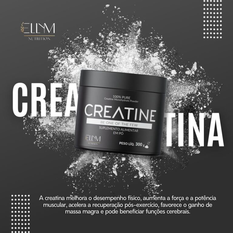 Creatina 300g Pura Monohidratada Ellym Nutrition S