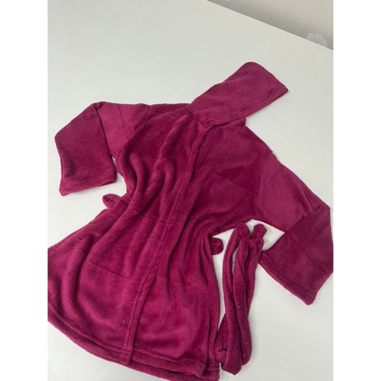 Oferta Roupão Infantil com Capuz e Manga Longa em