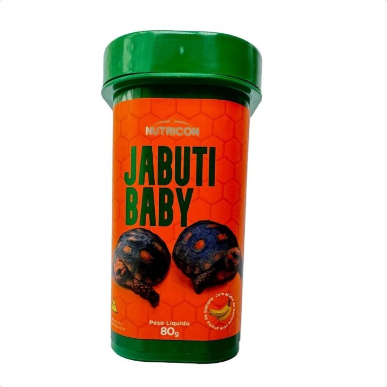 Ração para Jabuti Baby 80g filhores comida repte