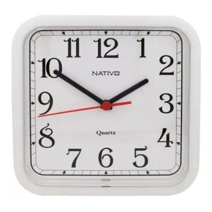 Relogio De Parede Nativo Quadrado