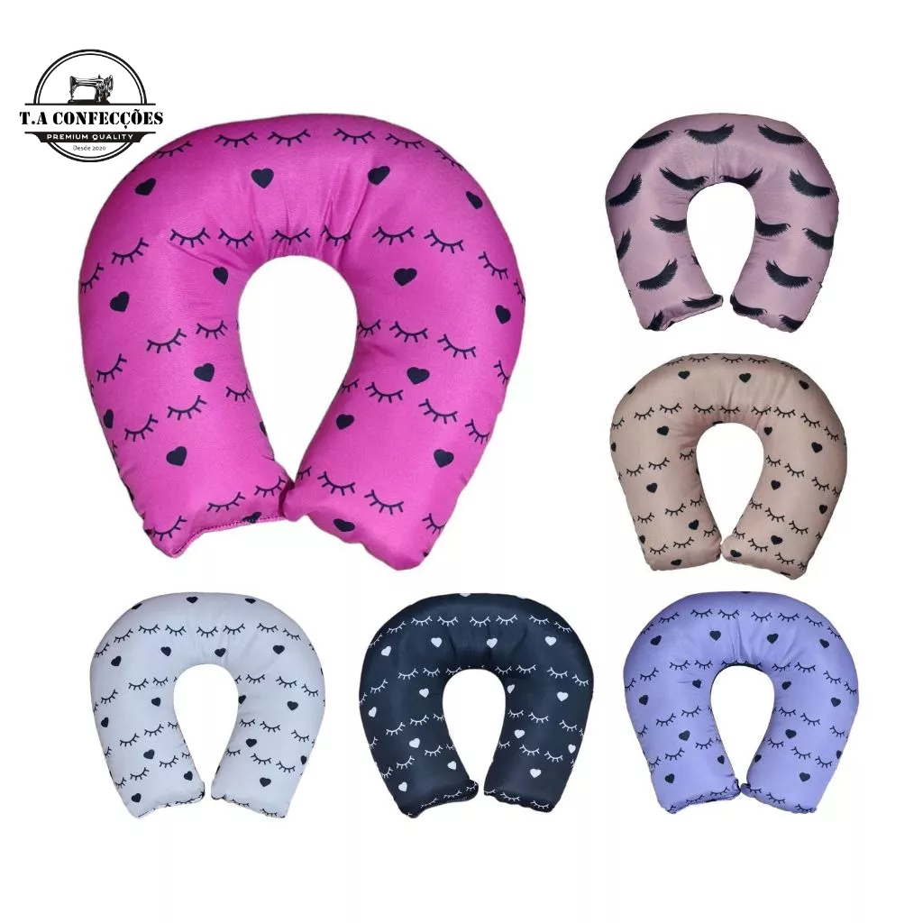 Almofada De Pescoço Para Viagem 31 Cm X 37 Cm Adulto