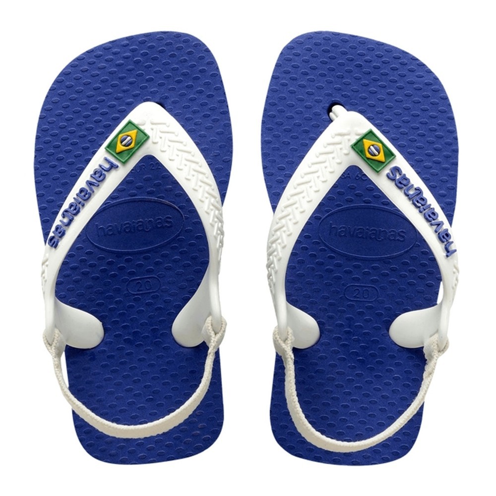 Chinelo Havaianas Baby Brasil Logo Menino – Azul